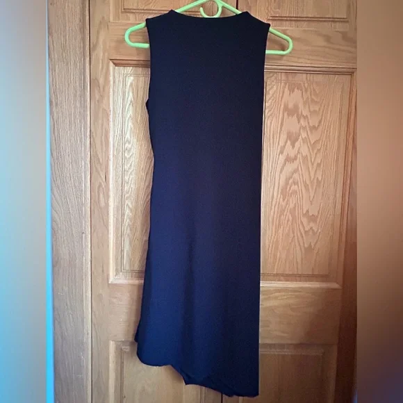 My Tribe Black Draped Mini Dress - Picture 5 of 5